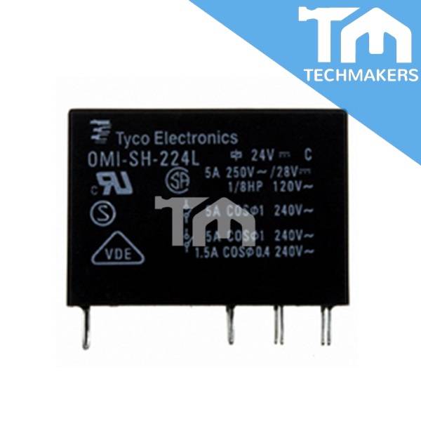 3 Relè Di Alimentazione OMI-SS-224L 5A 250VAC 8 Pin – Nuovi (Chips Gate)