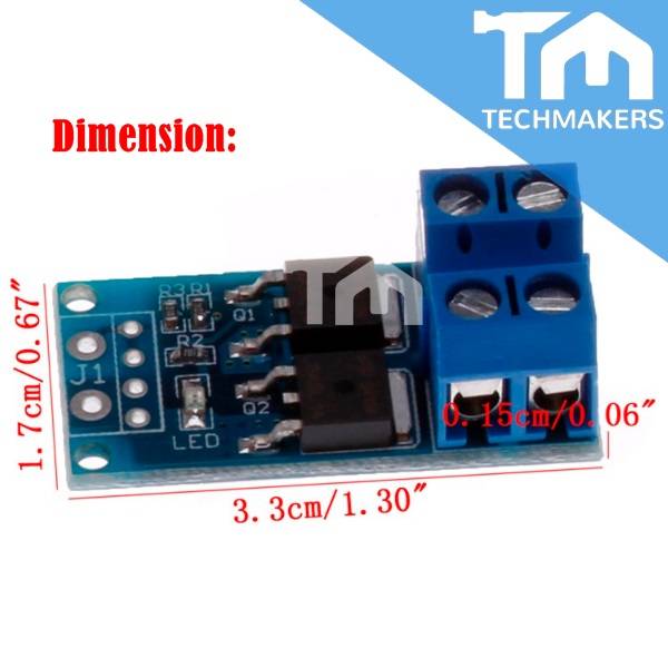 5 Stuks D4184 MOS Module MOSFET Veld-effect Transistor Module - 40V 50A Arduino Compatibel