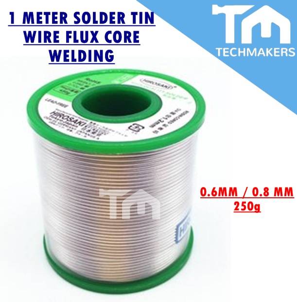 Ameribox 63/37 Tin Rosin Core Solder Wire, 0.8mm, 100g, For Electrical Soldering