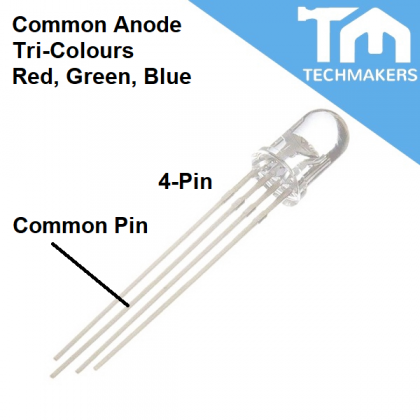 10 pièces 5mm RGB LED Cathode commune/Anode commune Diodes