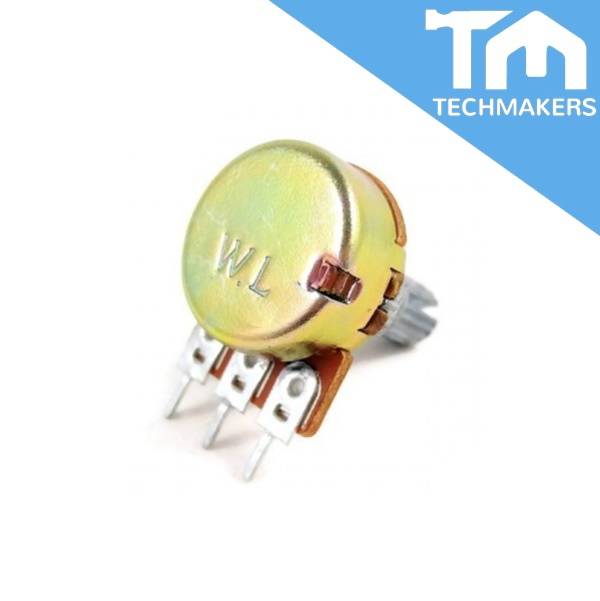 HiLetgo 20pcs WH148 Single Joint potentiometer 10K B10K Variable Resistors 15mm schacht 3Pins 10K Ohm potentiometer