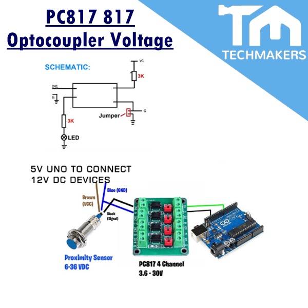 Pc817 Optocoupler Circuit Diagram at Robbin Wood blog